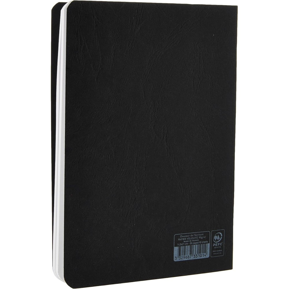 Plain notebook Age Bag A5 - Clairefontaine - Black 90 g 96 pages