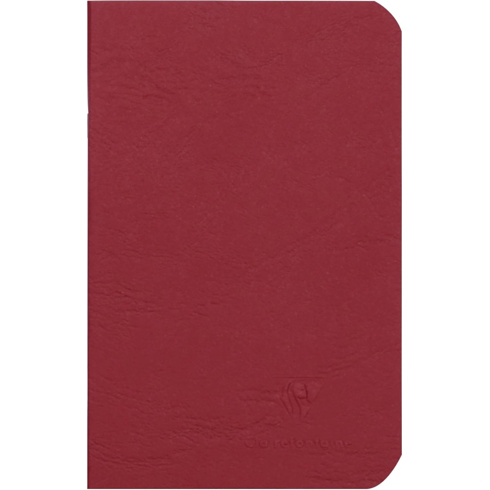 Notes gładki Age Bag 9 x 14 cm - Clairefontaine - Red 90 g 96 stron