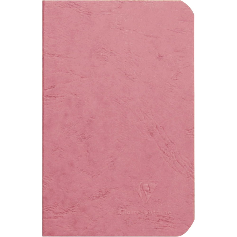 Plain notebook Age Bag 9 x 14 cm - Clairefontaine - Pink 90 g 96 pages