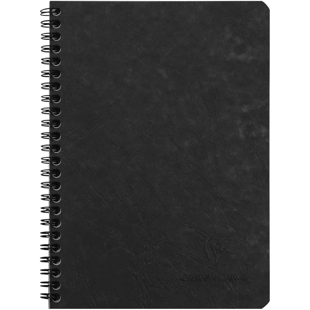 Kołonotatnik w kratkę Age Bag A5 - Clairefontaine - Black 90 g 100 stron