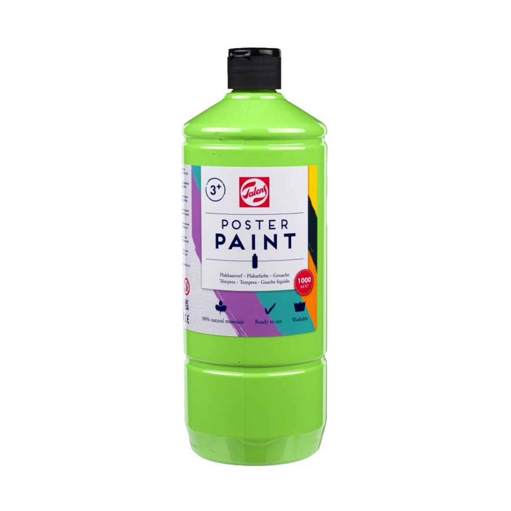 Poster paint in a bottle - Talens - Spring Green 1000 ml