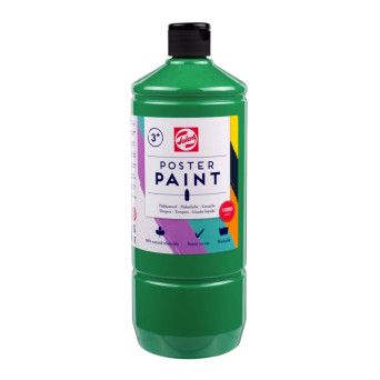 Farba szkolna plakatowa - Talens - Green 1000 ml
