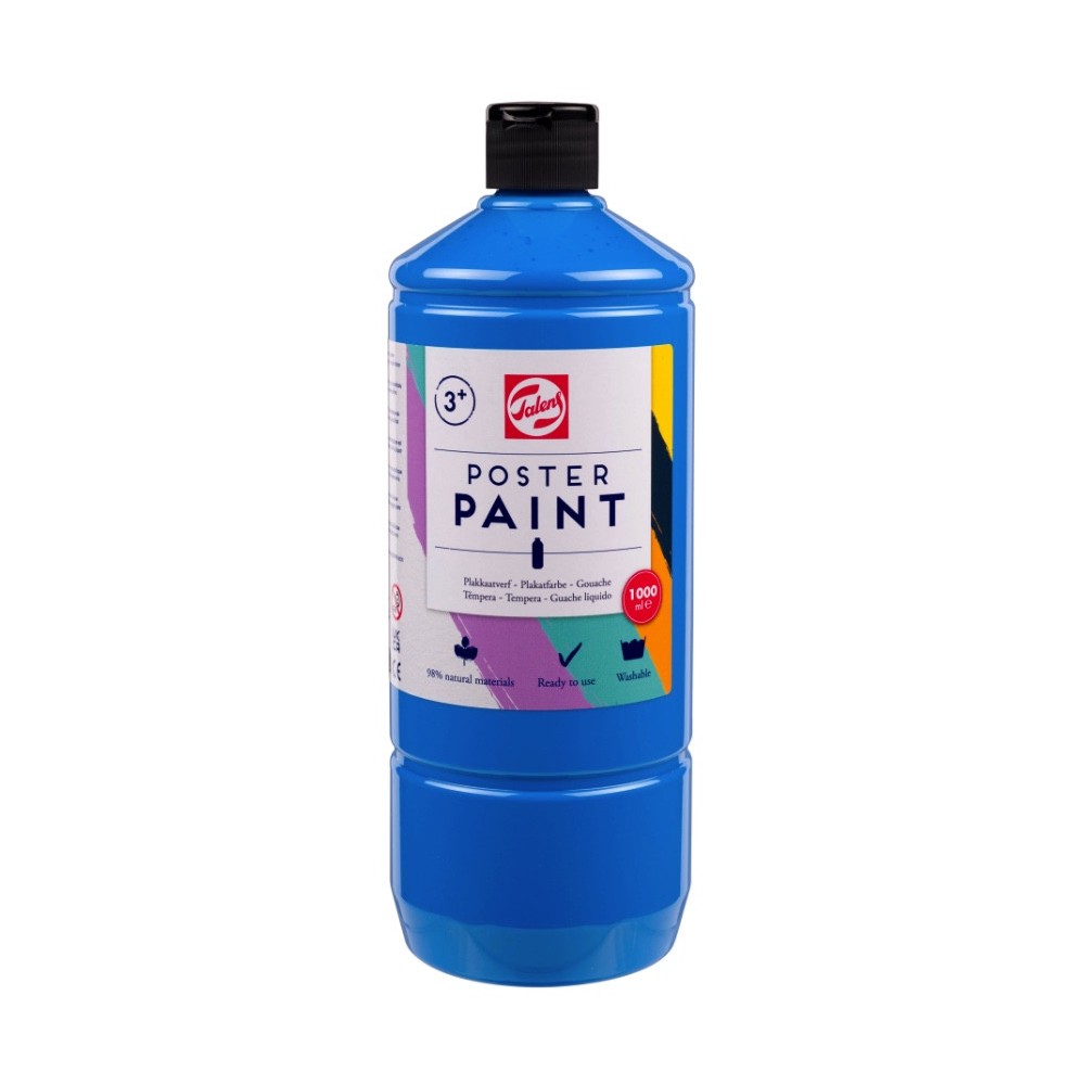 Farba szkolna plakatowa - Talens - Light Blue 1000 ml