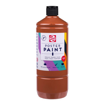 Poster paint in a bottle - Talens - Light Brown 1000 ml