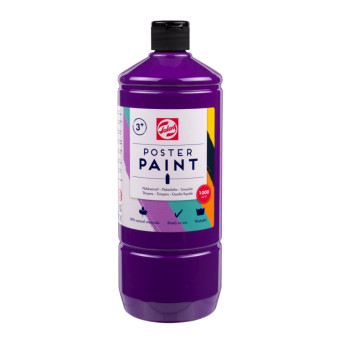 Farba szkolna plakatowa - Talens - Purple 1000 ml