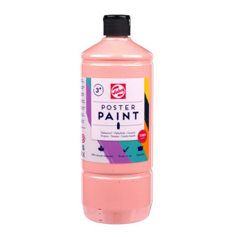 Poster paint in a bottle - Talens - Pink Beige 1000 ml