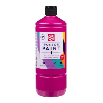 Poster paint in a bottle - Talens - Deep Rose 1000 ml