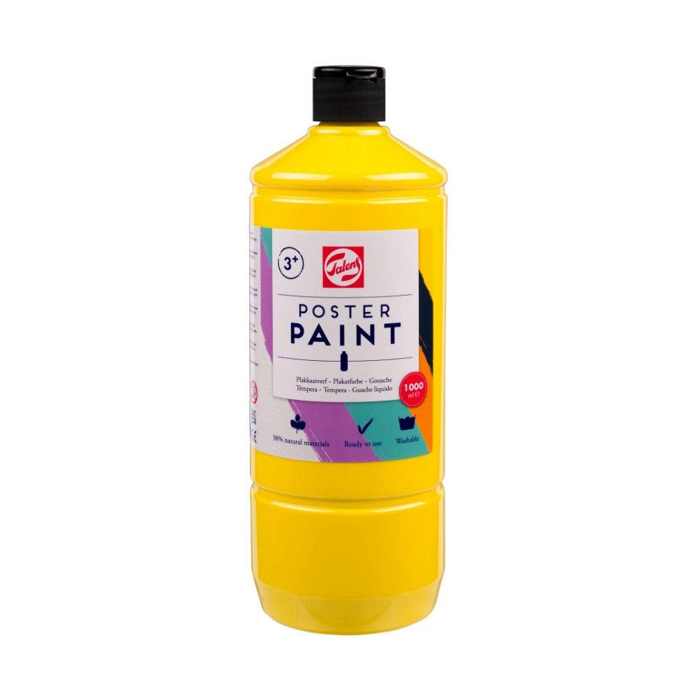 Farba szkolna plakatowa - Talens - Primary Yellow 1000 ml
