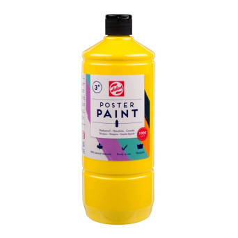 Farba szkolna plakatowa - Talens - Primary Yellow 1000 ml
