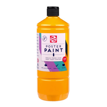 Poster paint in a bottle - Talens - Sun Yellow 1000 ml