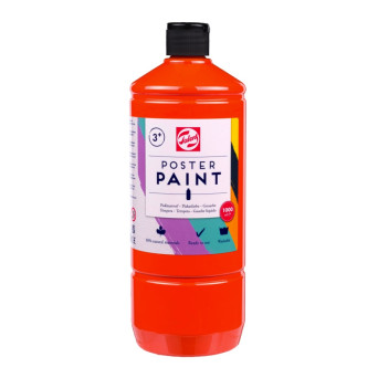 Farba szkolna plakatowa - Talens - Orange 1000 ml