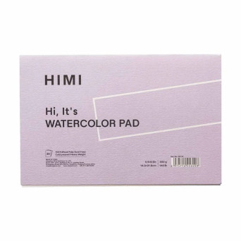 Blok do akwareli 14 x 21,6 cm - HIMI - Purple 300 g 20 ark.