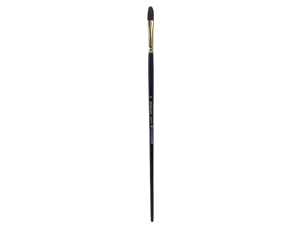 Filbert synthetic 1086FR series brush - Renesans - no. 10