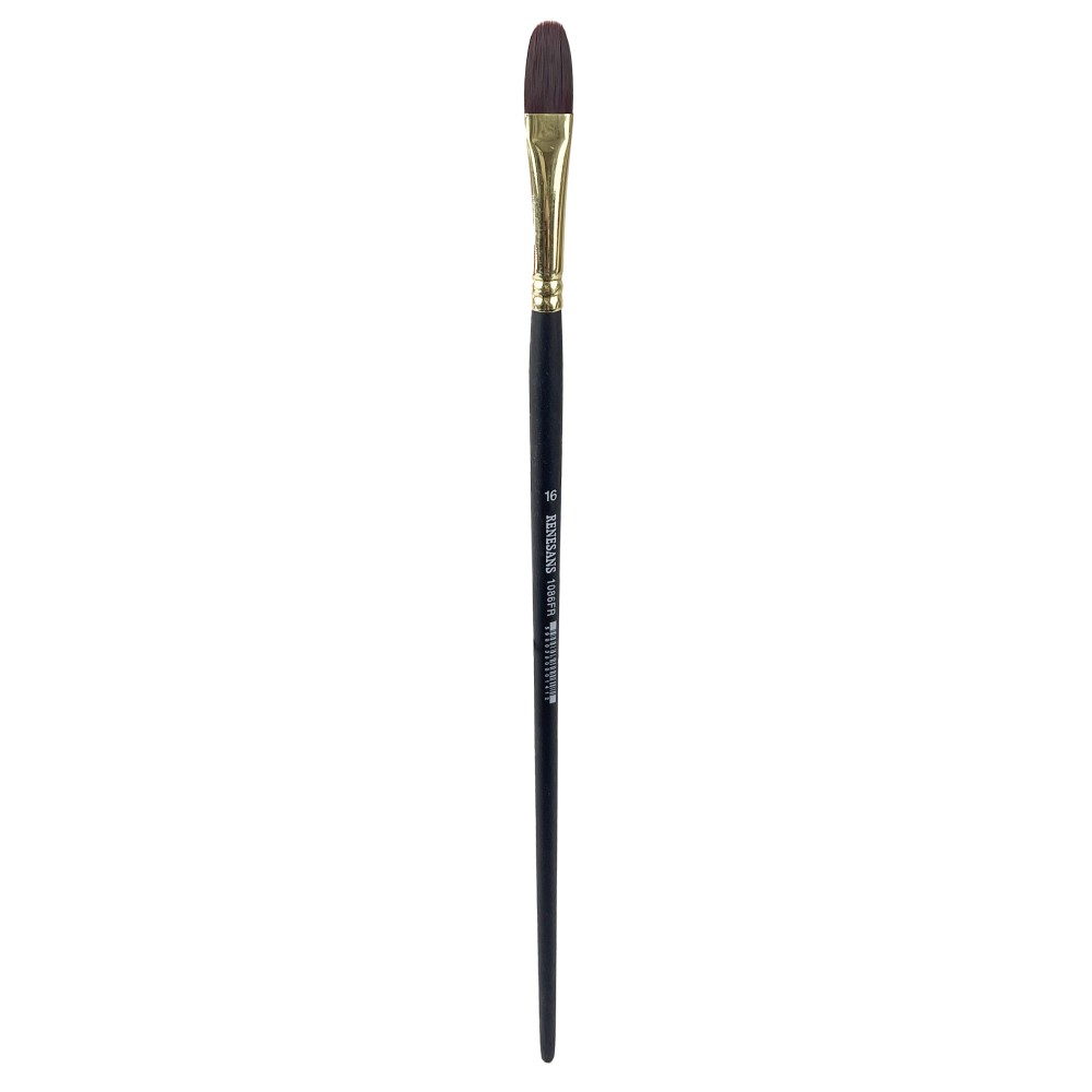 Filbert synthetic 1086FR series brush - Renesans - no. 16