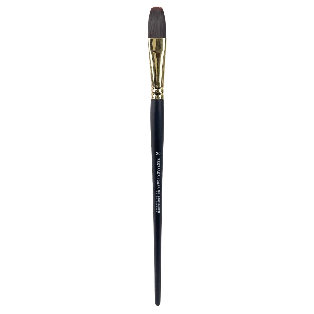 Filbert synthetic 1086FR series brush - Renesans - no. 20