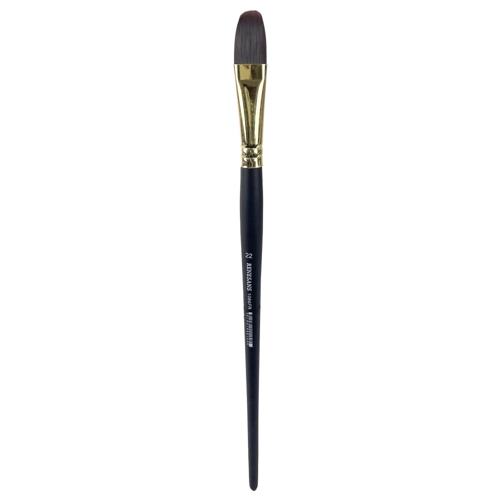 Filbert synthetic 1086FR series brush - Renesans - no. 22