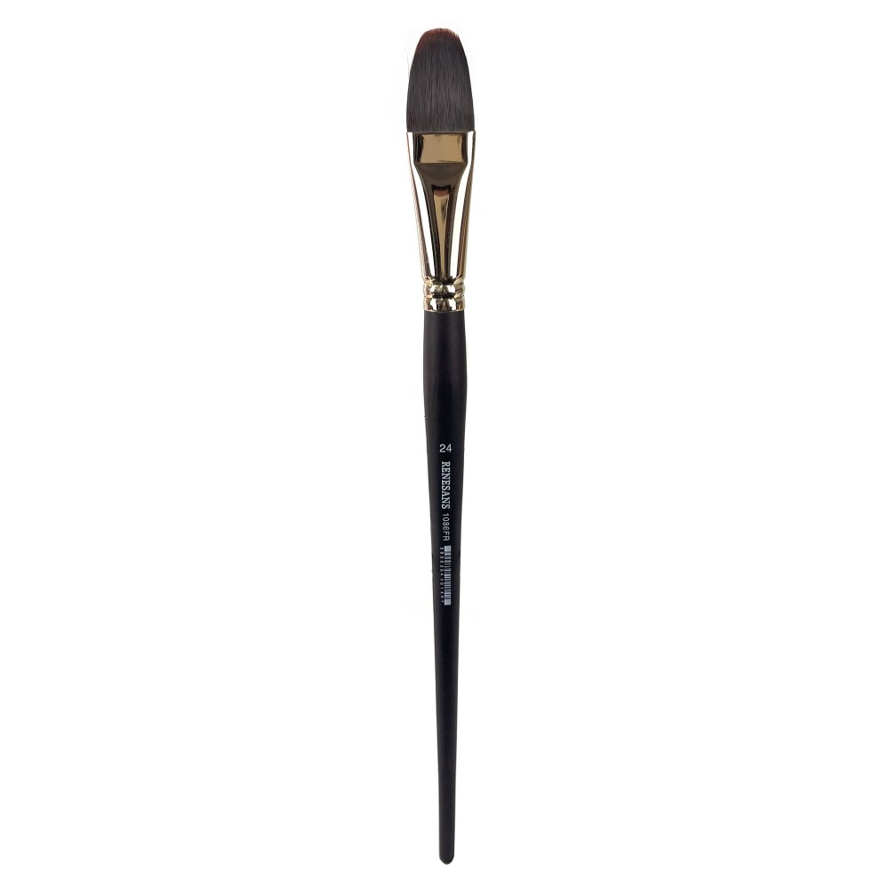 Filbert synthetic 1086FR series brush - Renesans - no. 24