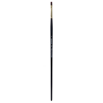 Flat synthetic 1086F series brush - Renesans - no. 2