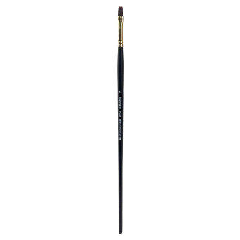 Flat synthetic 1086F series brush - Renesans - no. 4