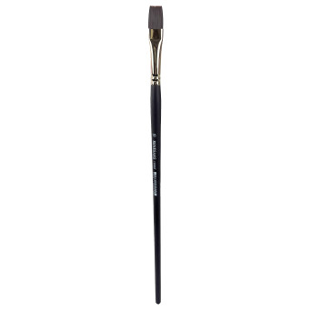 Flat synthetic 1086F series brush - Renesans - no. 18