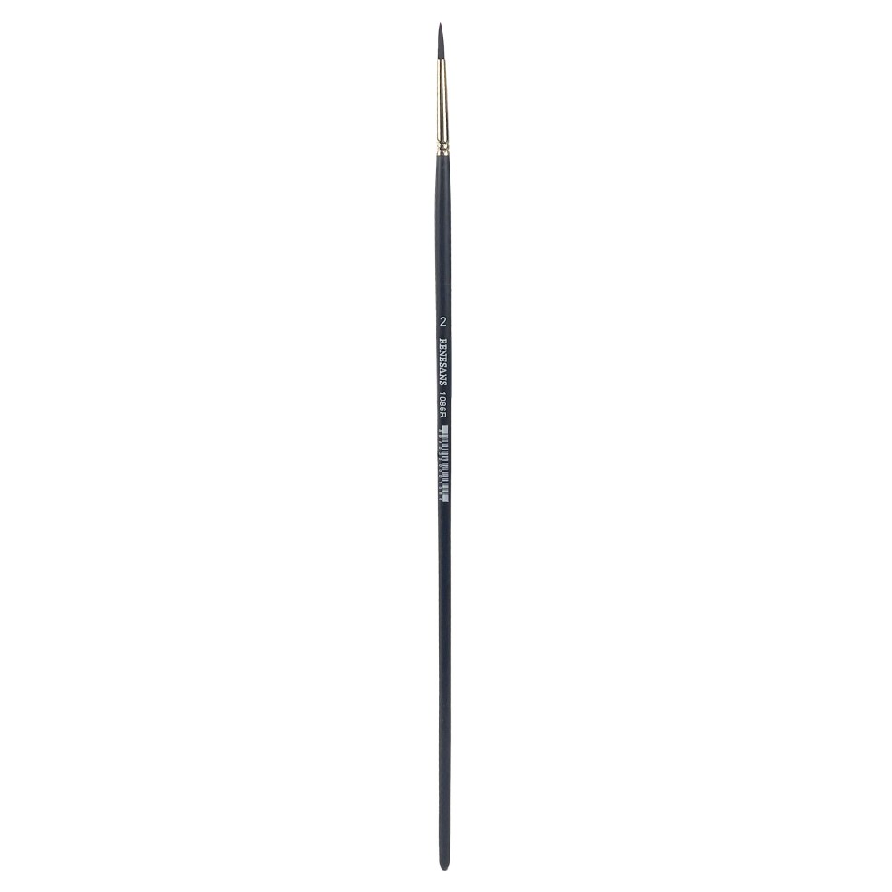 Round synthetic 1086R series brush - Renesans - no. 2