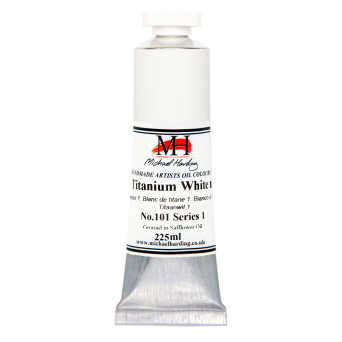Oil paint - Michael Harding - 101 Titanium White 225 ml