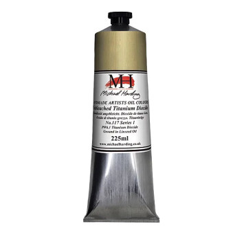 Oil paint - Michael Harding - 117 Unbleached Titanium Dioxide 225 ml