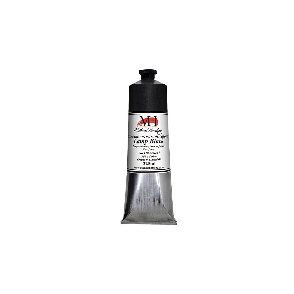 Farba olejna - Michael Harding - 128 Lamp Black 225 ml