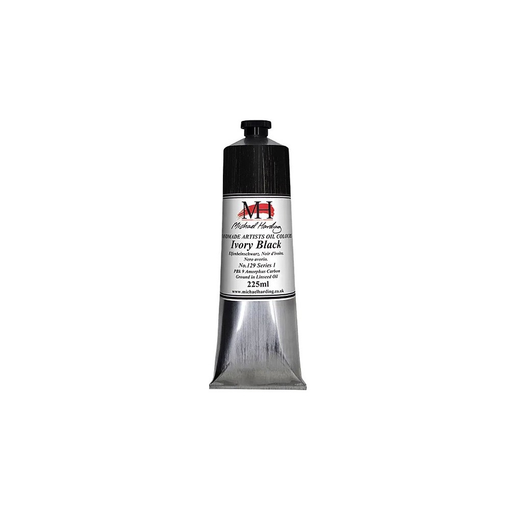 Farba olejna - Michael Harding - 129 Ivory Black 225 ml