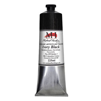Oil paint - Michael Harding - 129 Ivory Black 225 ml