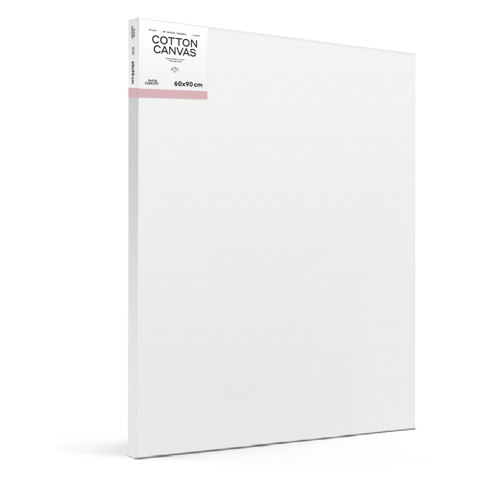 Cotton stretched canvas Basic - PaperConcept - 60 x 90 cm