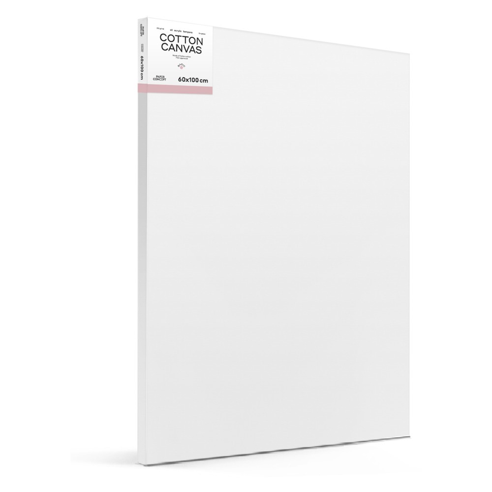 Cotton stretched canvas Basic - PaperConcept - 60 x 100 cm