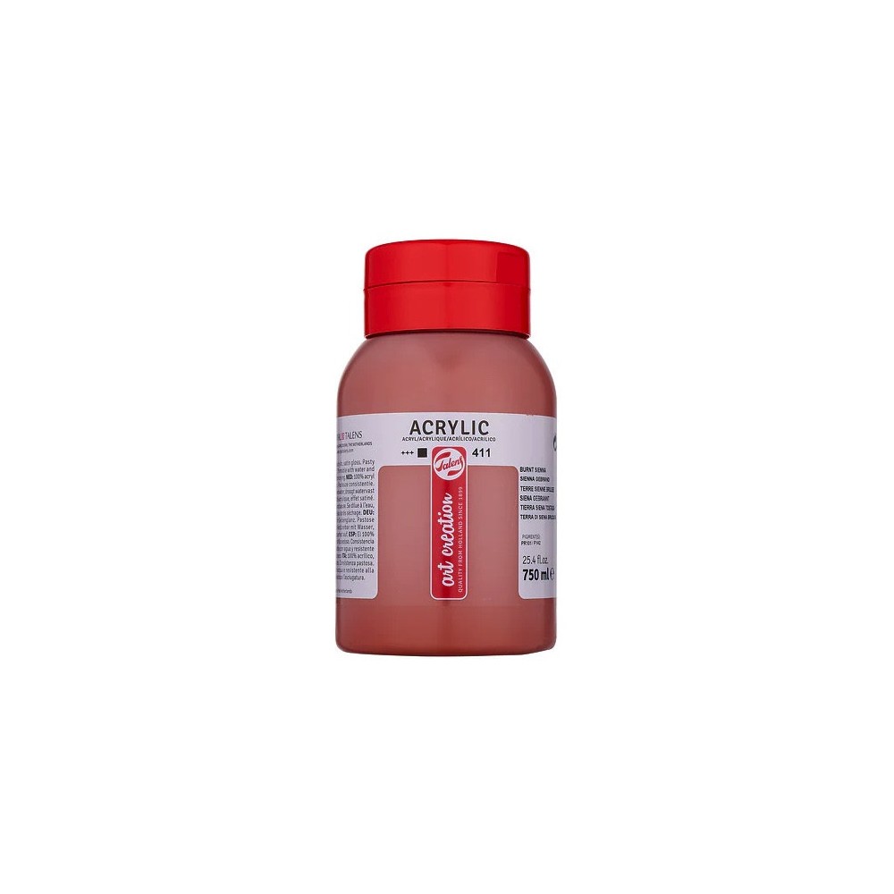 Acrylic paint - Talens Art Creation - Burnt Sienna 750 ml