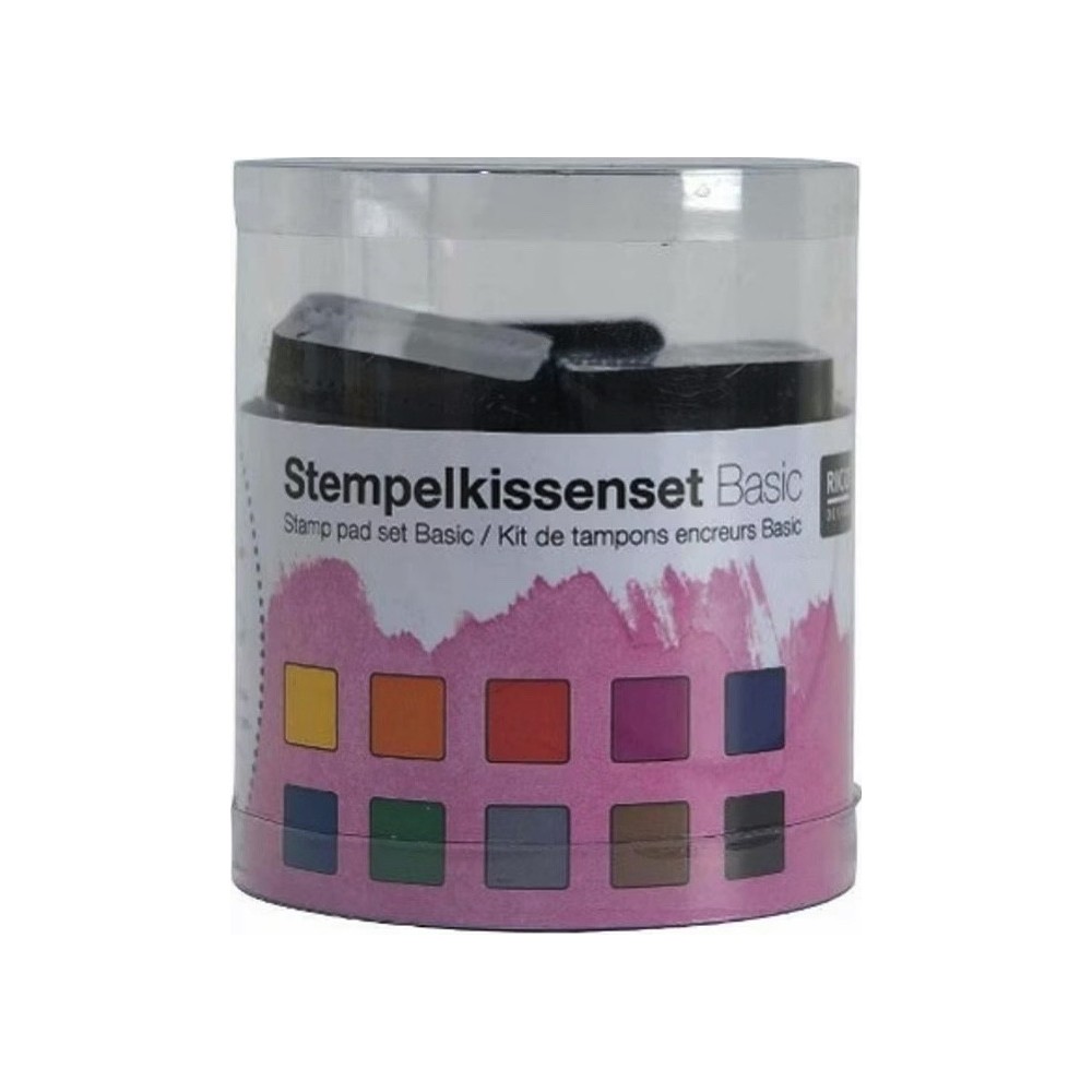 Stamp pad set - Rico Design - 10 pcs.
