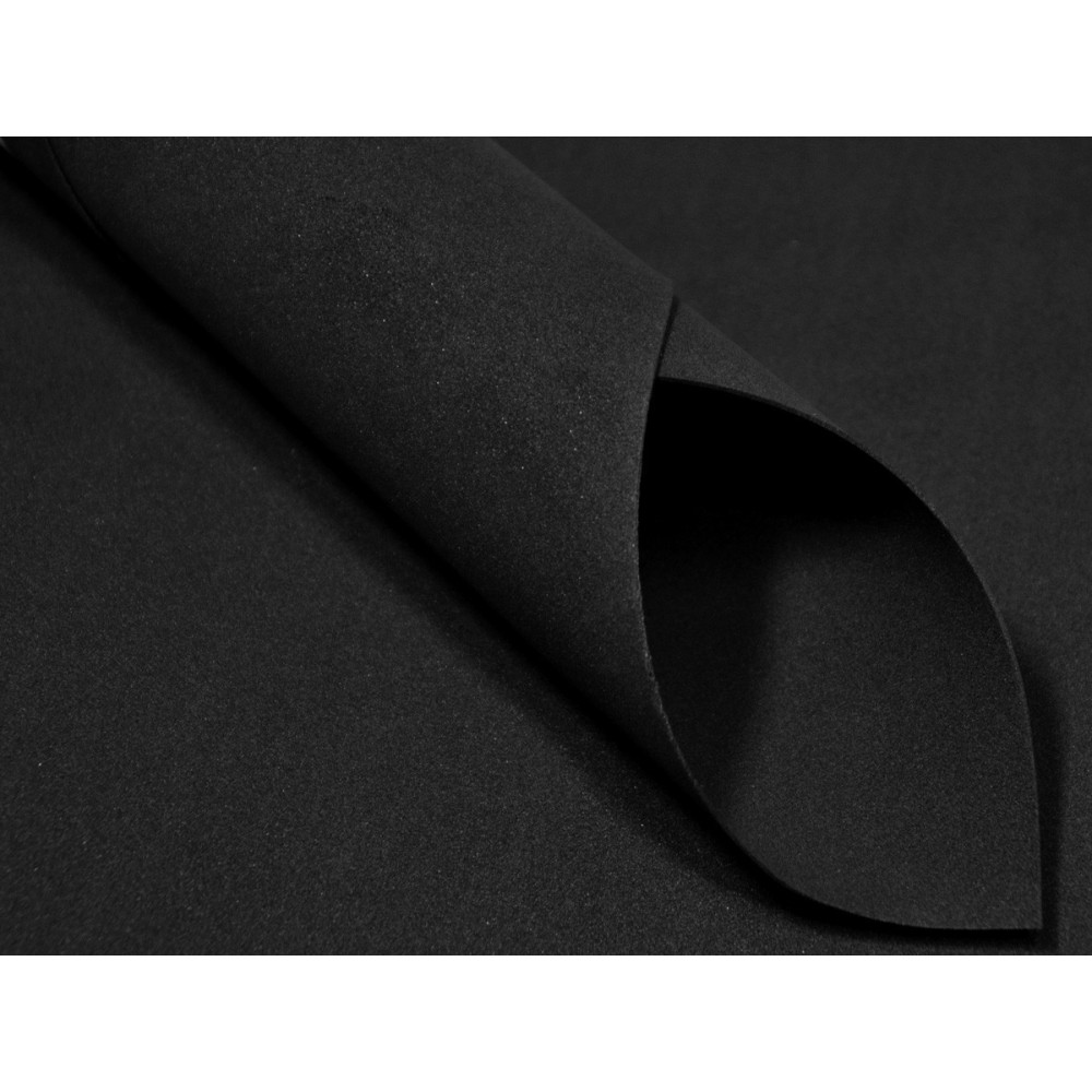 Foam Foamiran - black, 33 x 29 cm