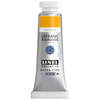 Linel gouache paint - Lefranc & Bourgeois - Persian Yellow 14 ml