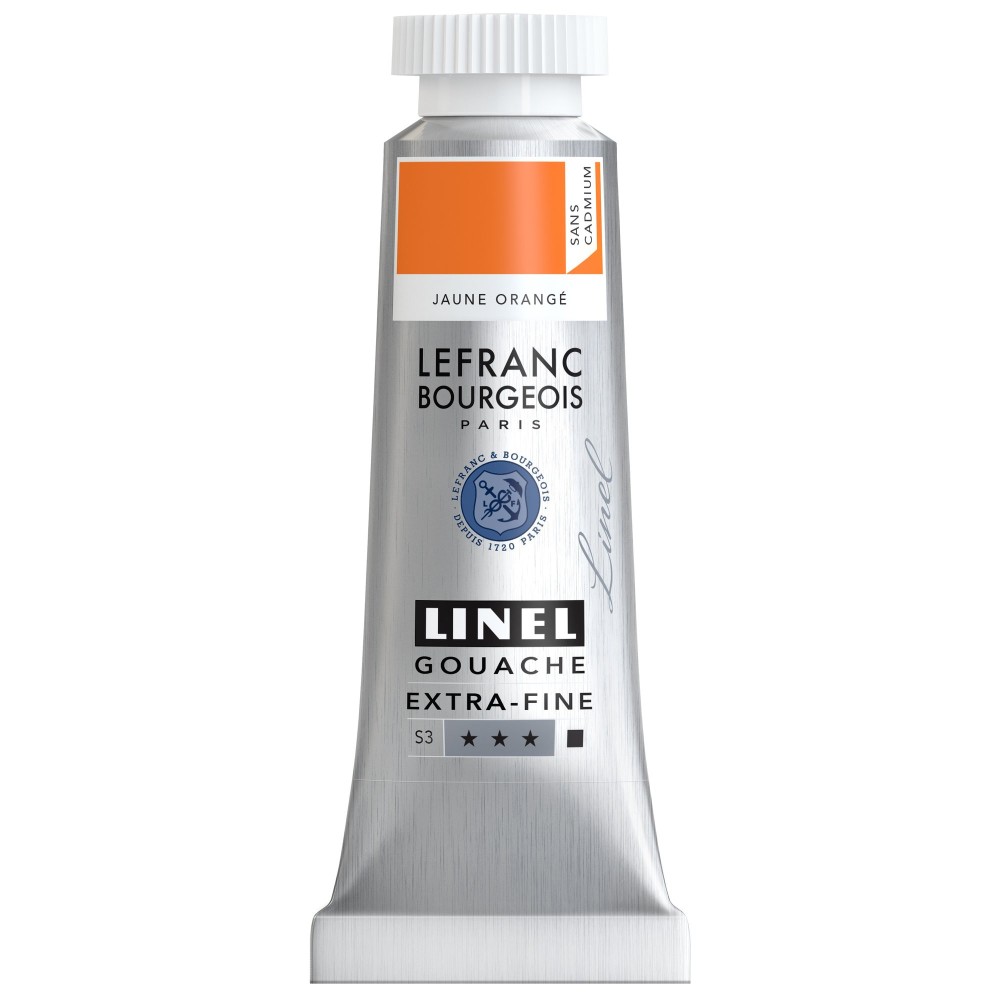 Farba gwasz Linel - Lefranc & Bourgeois - Cadmium Free Orange 14 ml