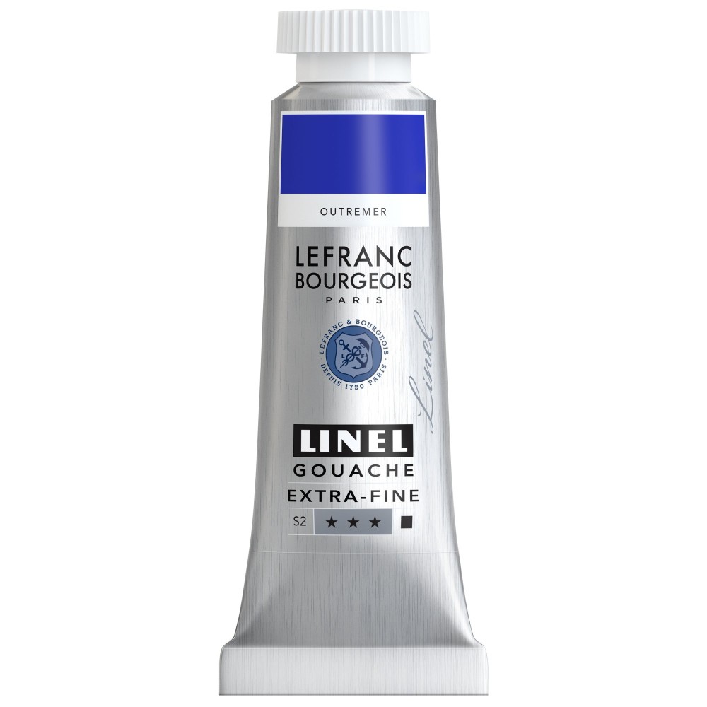 Farba gwasz Linel - Lefranc & Bourgeois - Ultramarine 14 ml