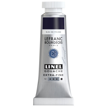 Farba gwasz Linel - Lefranc & Bourgeois - Prussian Blue 14 ml