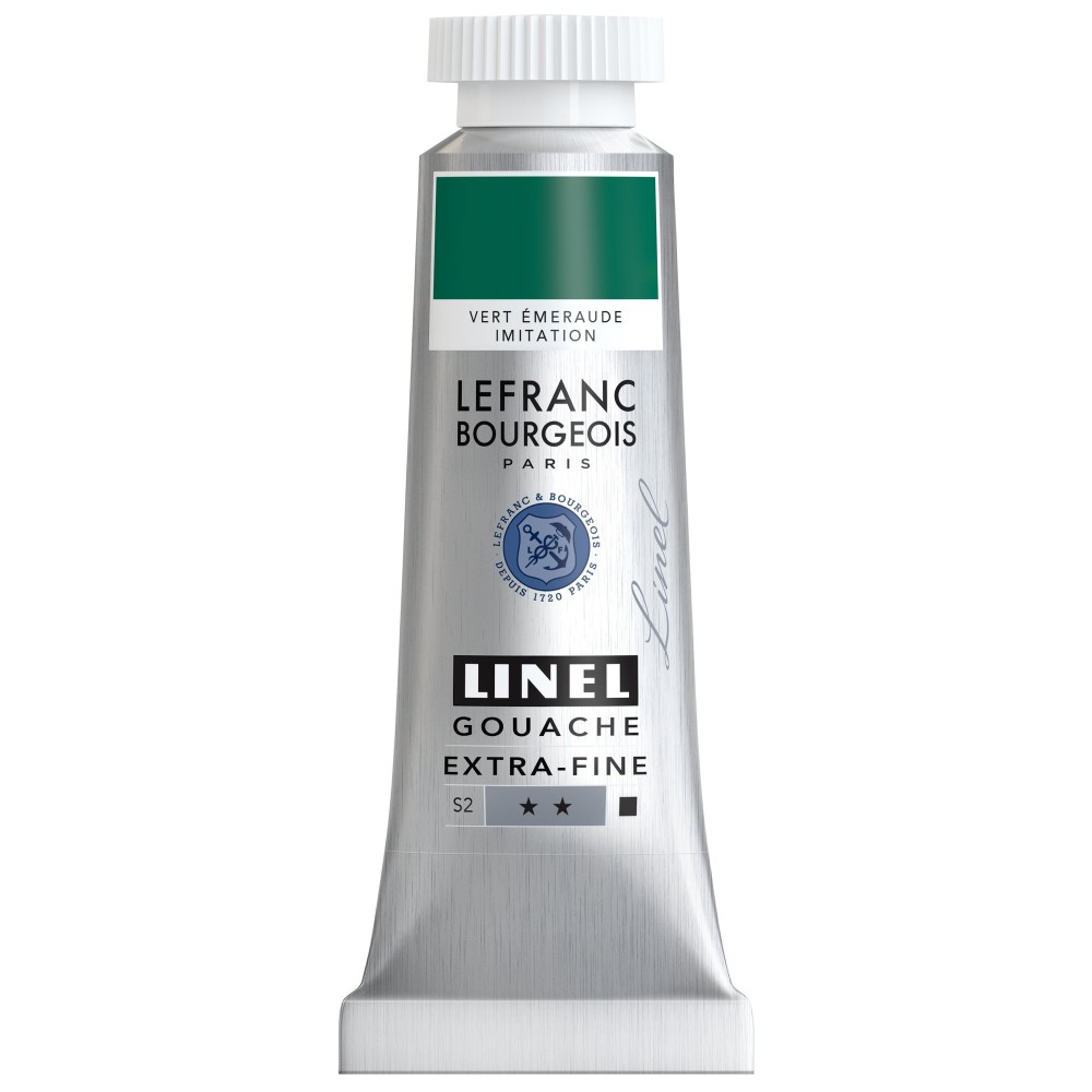 Farba gwasz Linel - Lefranc & Bourgeois - Viridian Imitation 14 ml