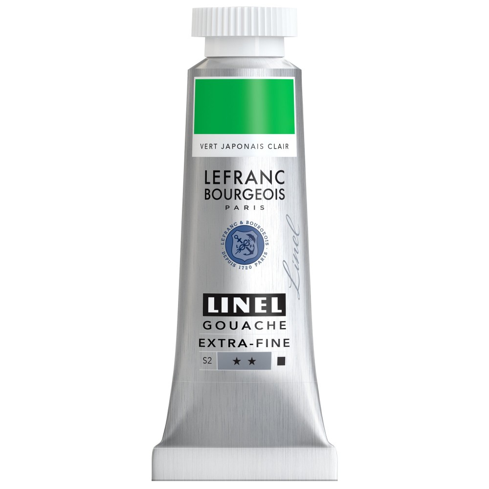 Farba gwasz Linel - Lefranc & Bourgeois - Japanese Green Light 14 ml