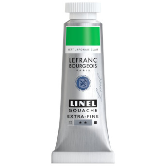 Linel gouache paint - Lefranc & Bourgeois - Japanese Green Light 14 ml