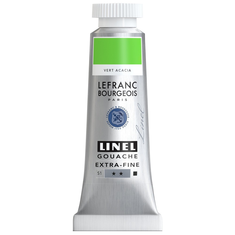 Farba gwasz Linel - Lefranc & Bourgeois - Acacia Green 14 ml