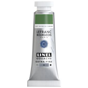 Linel gouache paint - Lefranc & Bourgeois - Chrome Oxyde Green 14 ml
