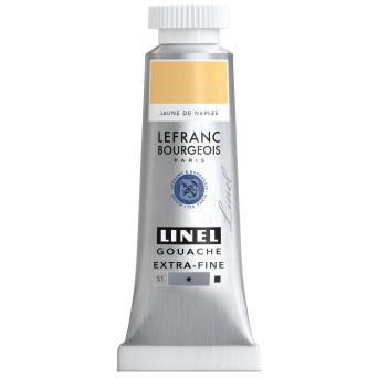 Linel gouache paint - Lefranc & Bourgeois - Naples Yellow 14 ml