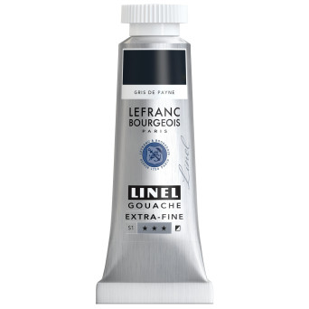 Farba gwasz Linel - Lefranc & Bourgeois - Payne's Grey 14 ml