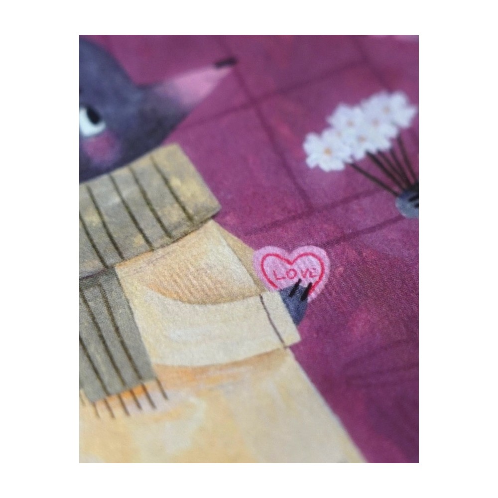 Greeting card - Hi Little - Mole Lovers 14,5 x 14,5 cm