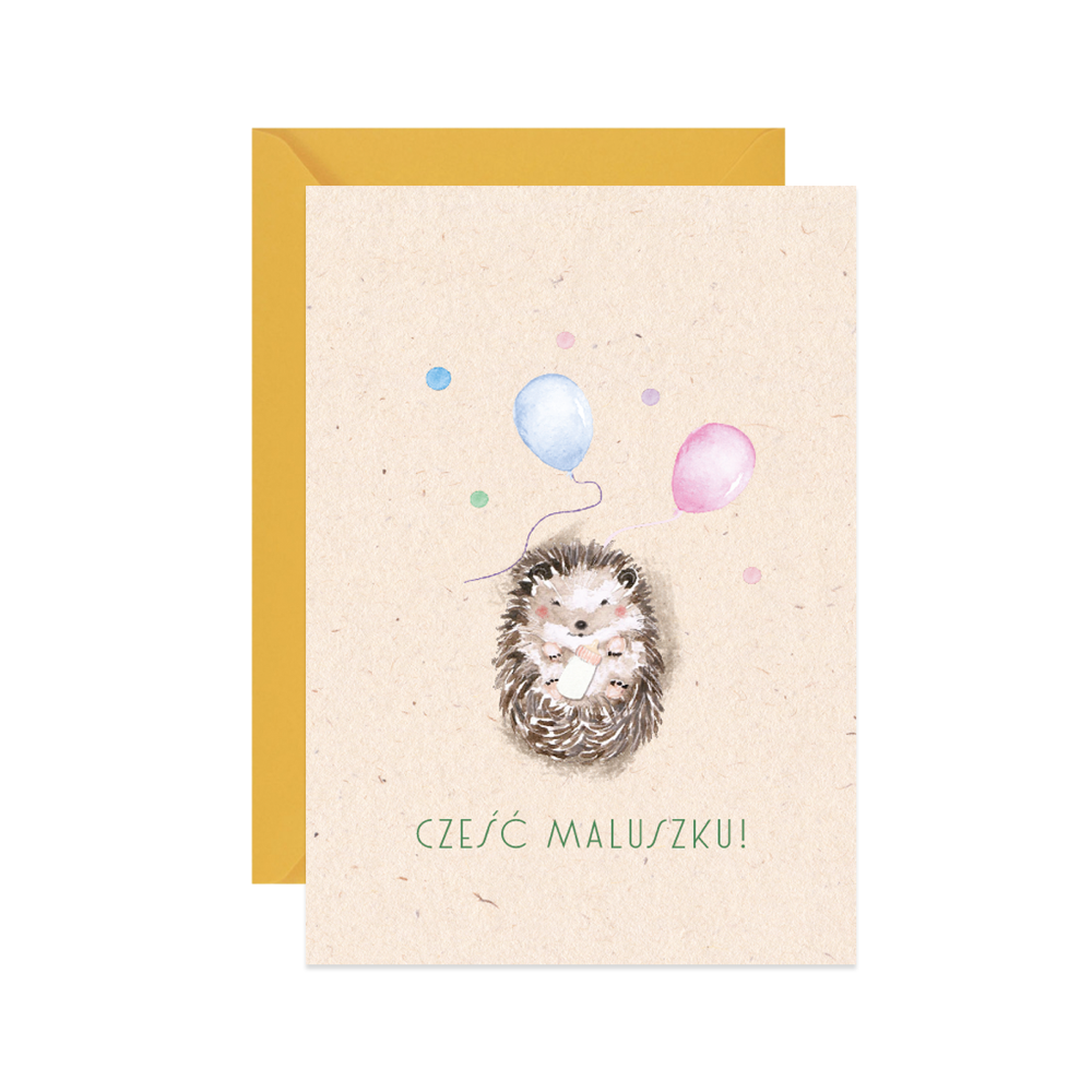 Kartka okolicznościowa A6 - Paperwords - Cześć Maluszku!
