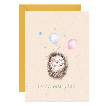 Kartka okolicznościowa A6 - Paperwords - Cześć Maluszku!