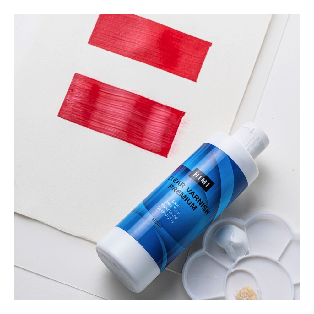 Werniks do farb akrylowych Premium - HIMI - Clear 250 ml